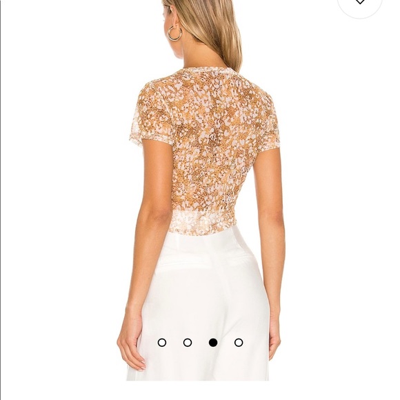 Sheer BCBGeneration drawstring crop top - Picture 3 of 6